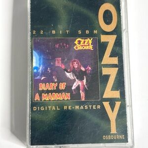 Ozzy Osbourne Diary of a Madman 1995 Digital Remastered Cassette Epic Tested